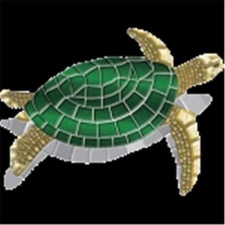 Lamatek Lamatek 67B00-00113 80 x 60 in. Turtle Mosaic Poolsaic Mat; Large 67B00-00113